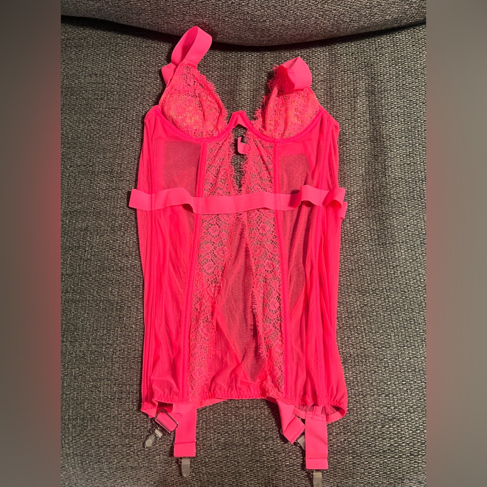 Vibrant pink Chemise with Soft Stretchy Fabric